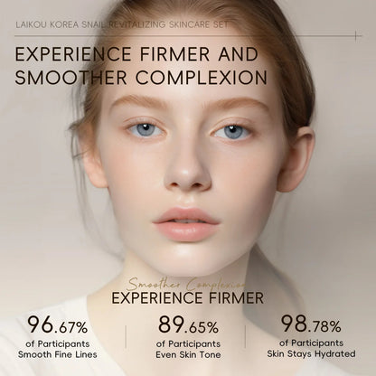 🐌 مجموعة لايكو الكورية لتجديد البشرة بخلاصة الحلزون (5 قطع)