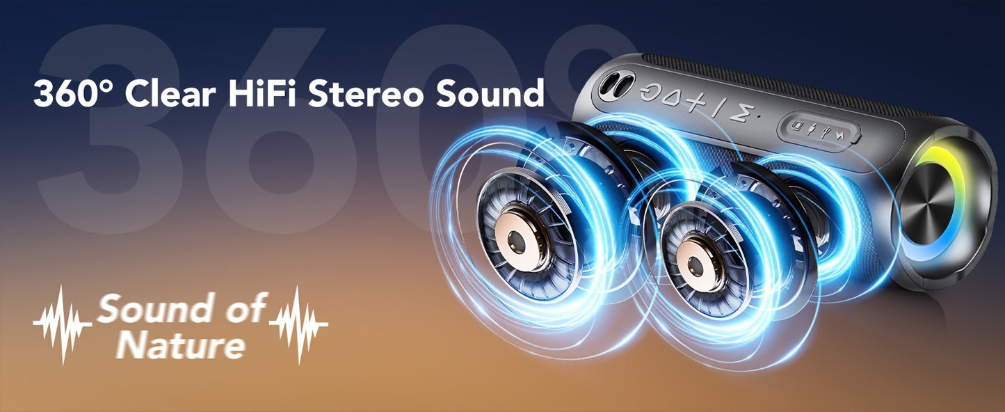 🎵 مكبر الصوت اللاسلكي المحمول Ortizan