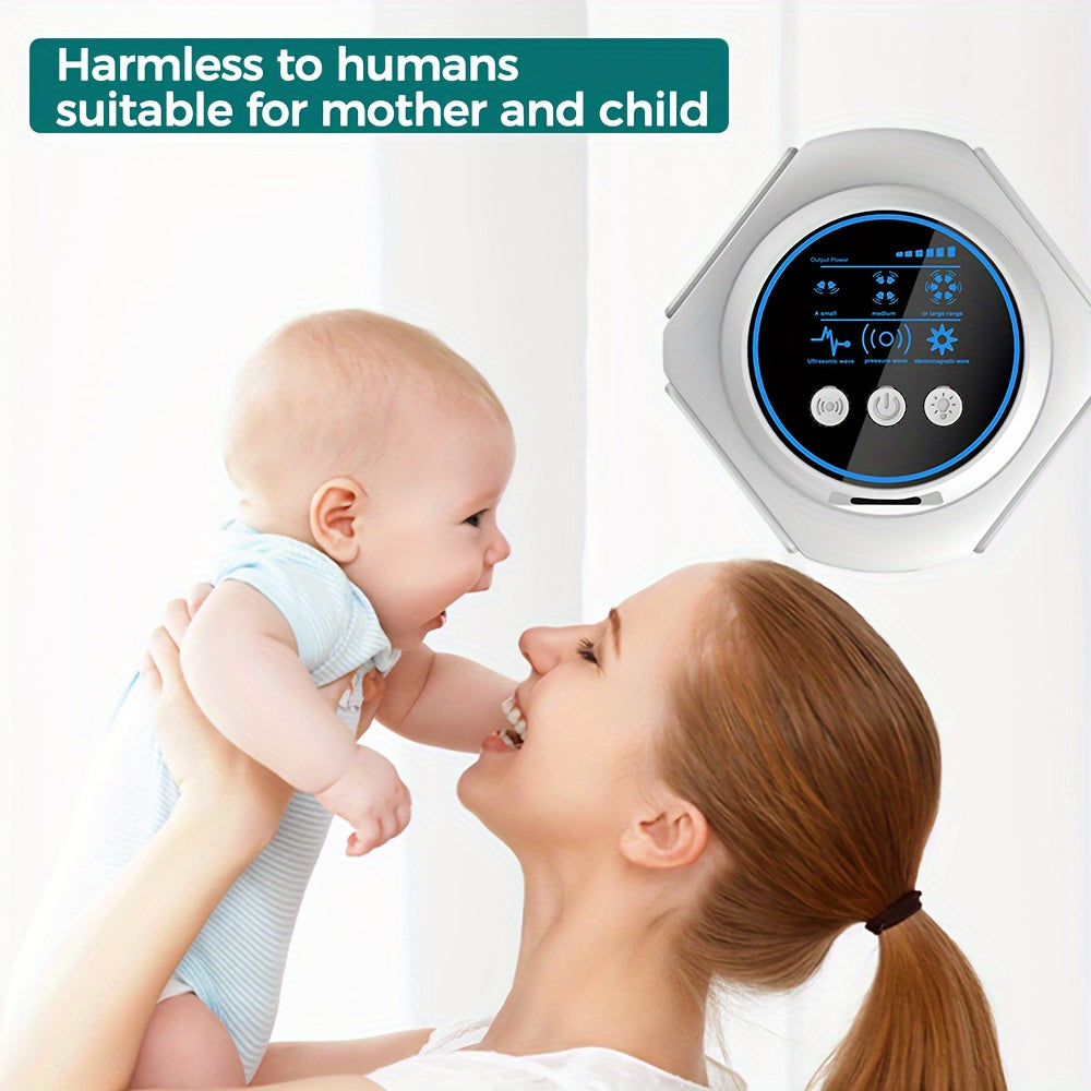 🚫 جهاز طارد الحشرات والقوارض بالموجات فوق الصوتية